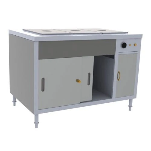QUẦY GIỮ NÓNG THỨC ĂN CÓ TỦ